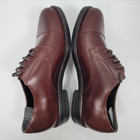 Nunn Bush Men's Brown Cap Toe Leather Shoes 83767-51 US Size 12M NWB - Picture 8 of 10